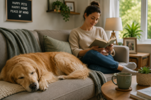 Pets feeling relaxed at home with trusted home and pet care
